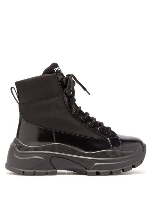 prada lace up boots