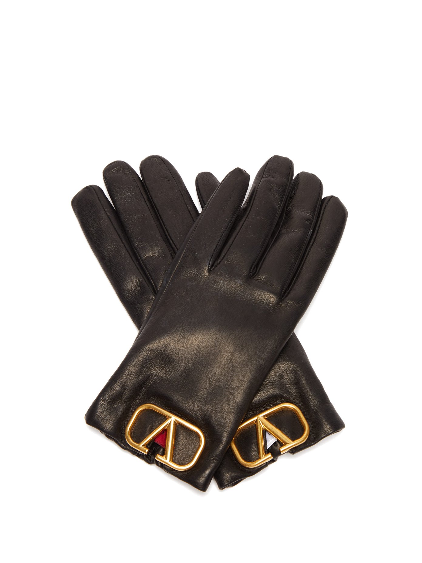 valentino leather gloves