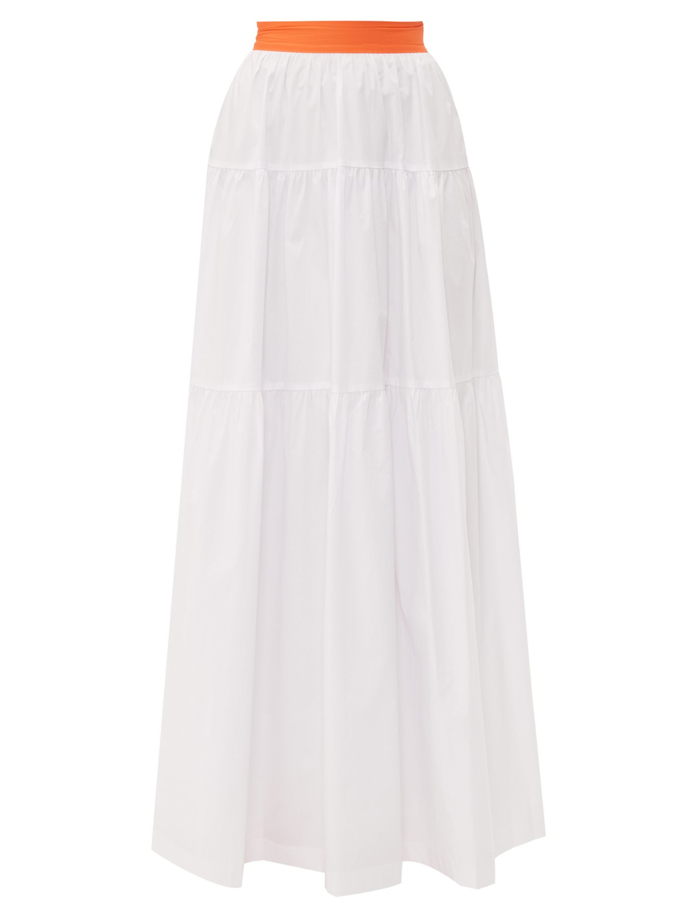 poplin maxi skirt