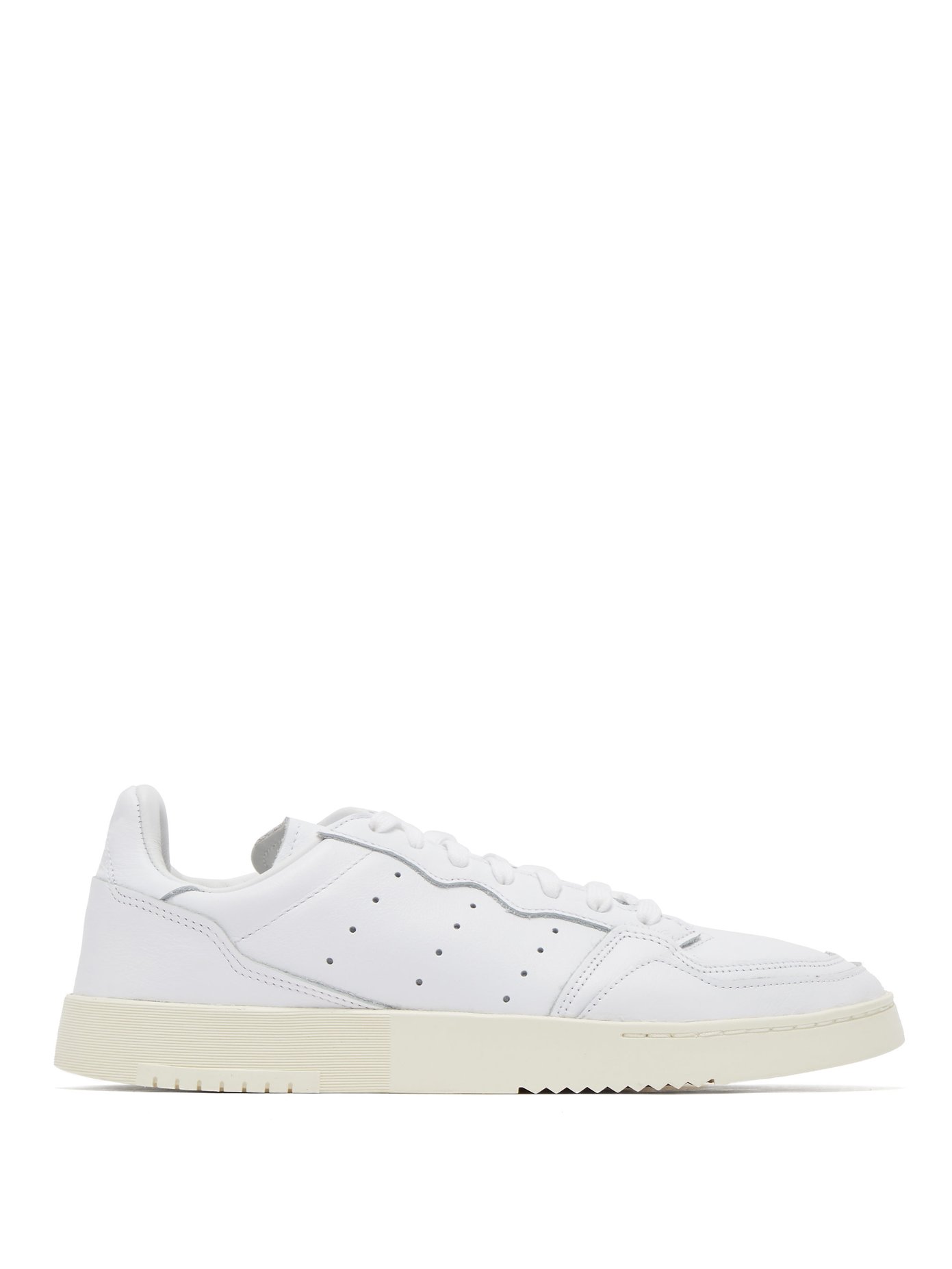 Supercourt low-top leather trainers 