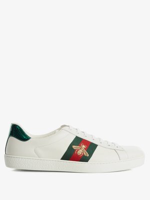 gucci ace bee trainers mens