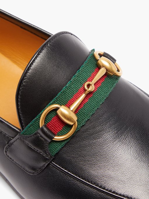 Brixton collapsible-heel leather loafers | Gucci | MATCHESFASHION UK