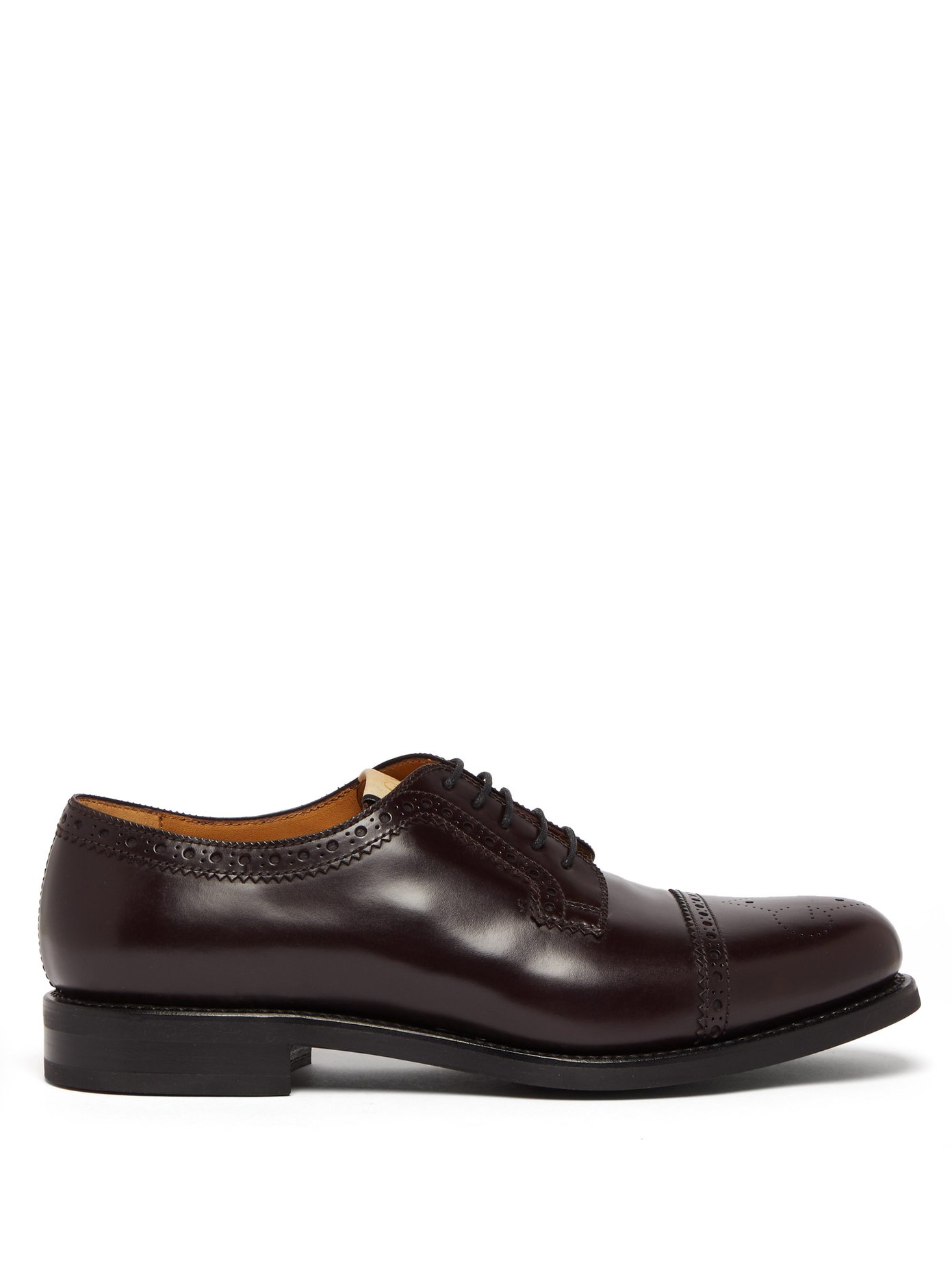 GG-perforated leather brogues | Gucci 