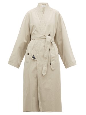 Judo cotton-gabardine trench coat | Balenciaga | MATCHESFASHION US