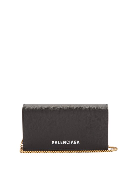 Ville chain leather wallet | Balenciaga 