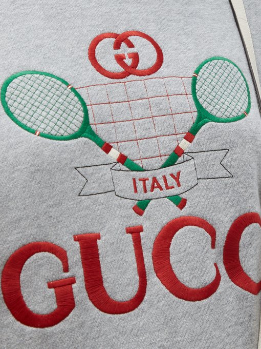 gucci logo embroidery