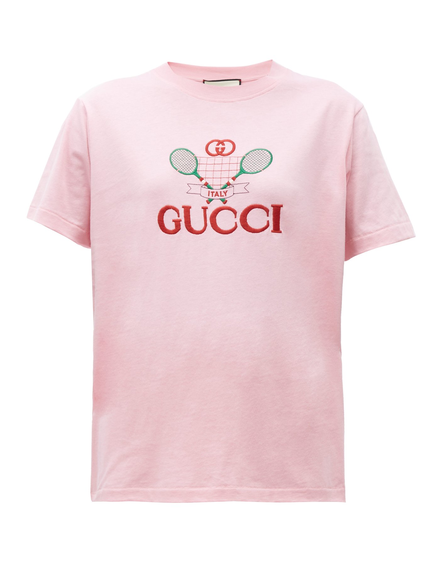 GG logo-embroidered cotton T-shirt 