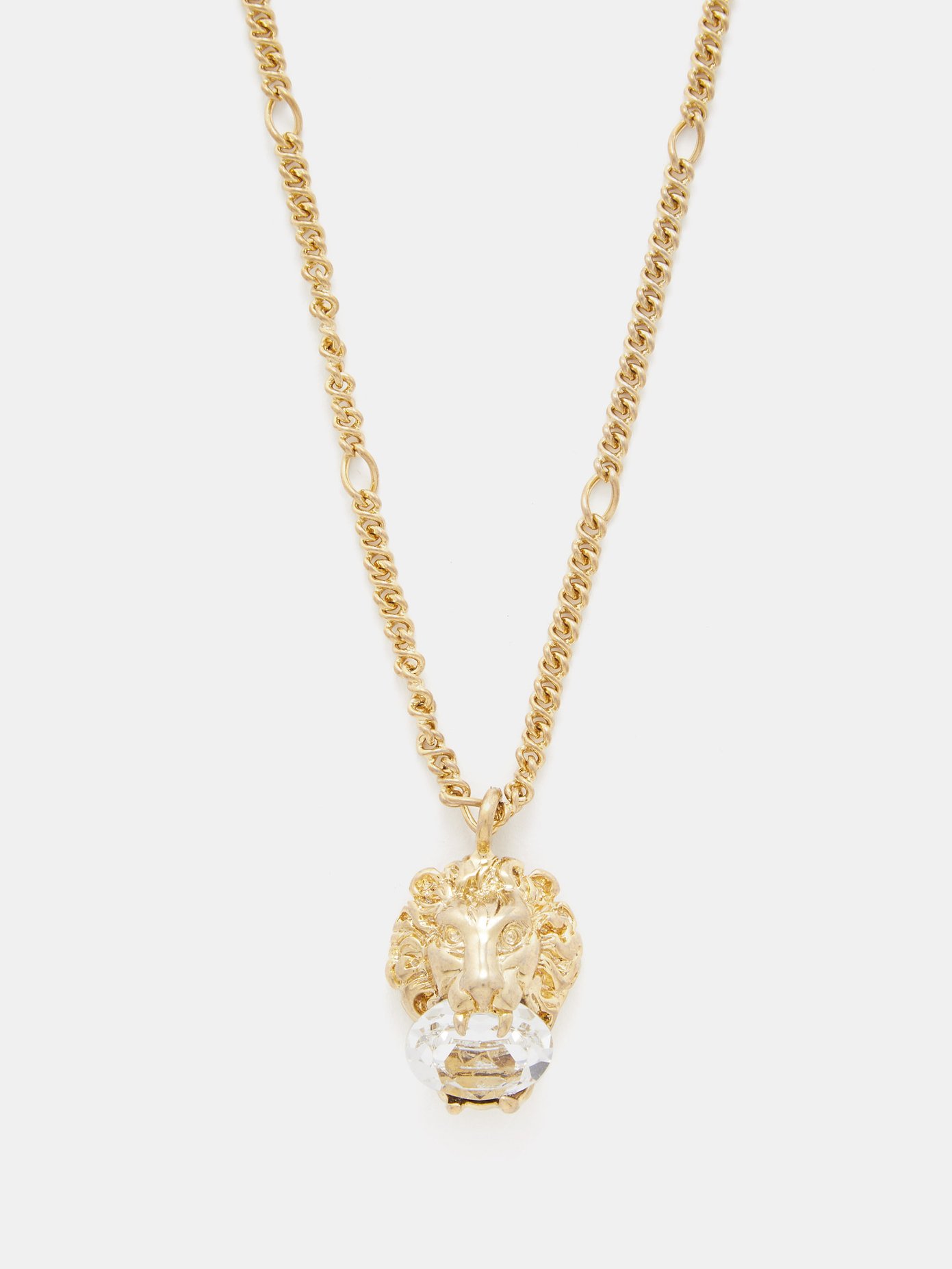 gucci lion necklace