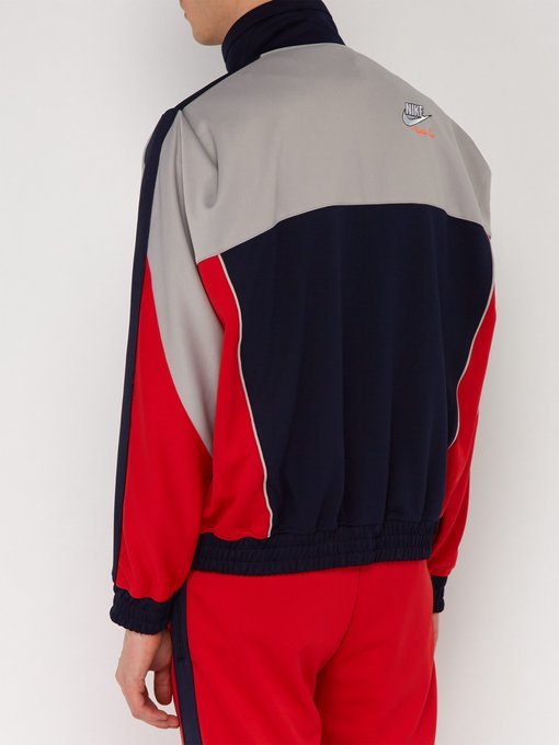 X Nike technical-jersey track jacket 