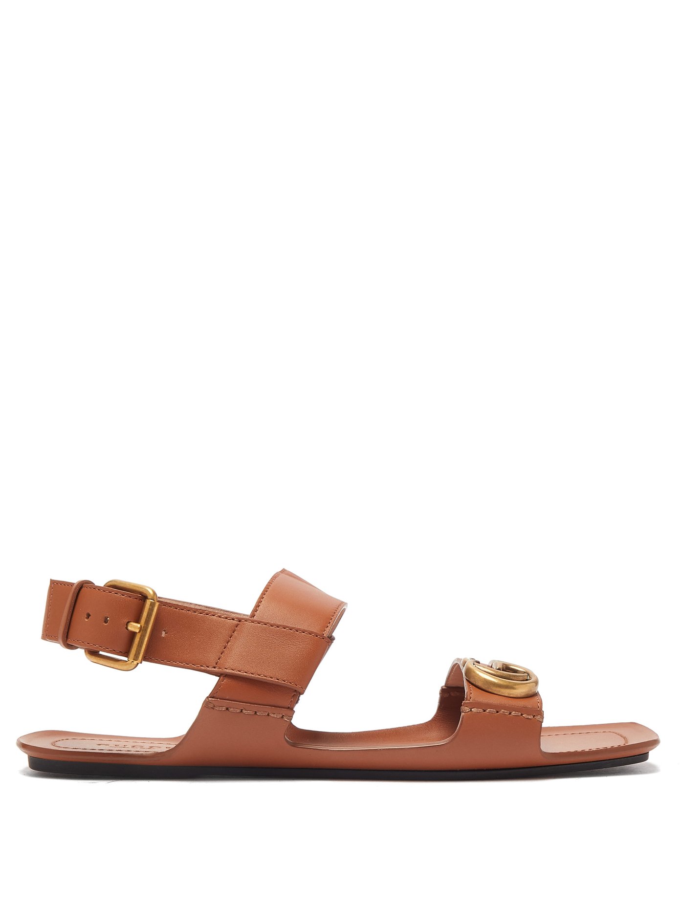 Sonique GG leather sandals | Gucci 
