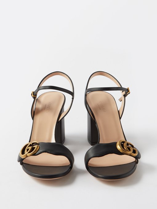 GG Marmont block-heel sandals | Gucci 