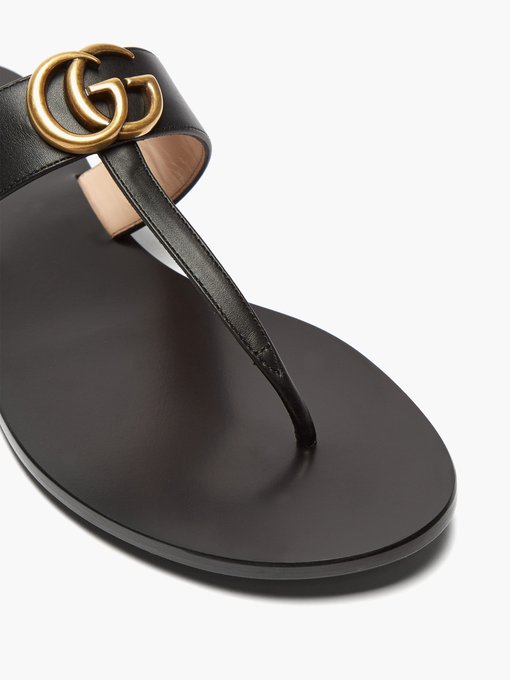 gucci marmont flat shoes