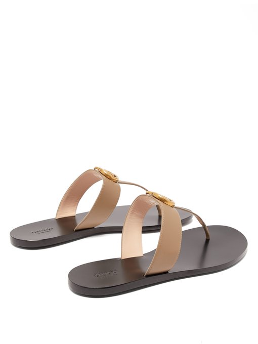 GG Marmont leather sandals | Gucci | MATCHESFASHION UK