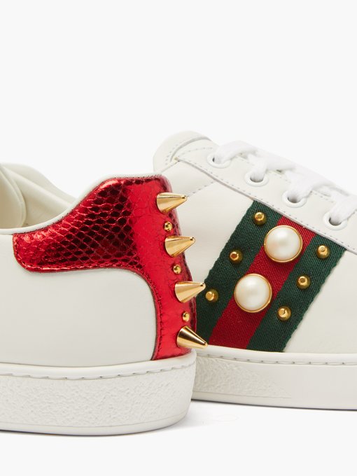 gucci trainers with studs