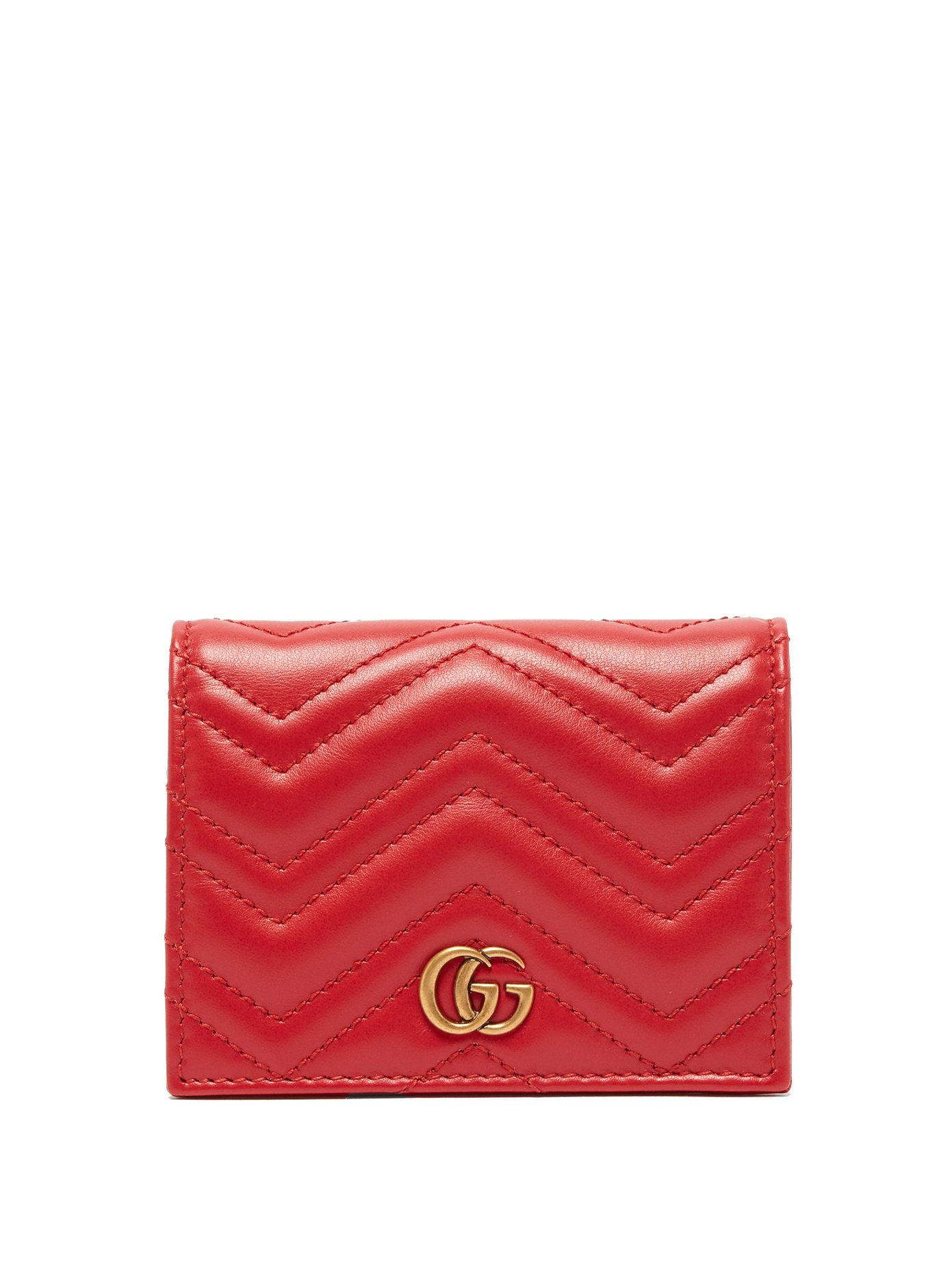 gucci marmont red wallet