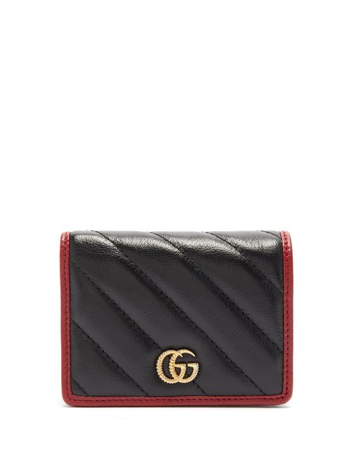 gucci marmont red wallet