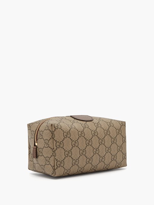 gucci ophidia gg supreme canvas wristlet