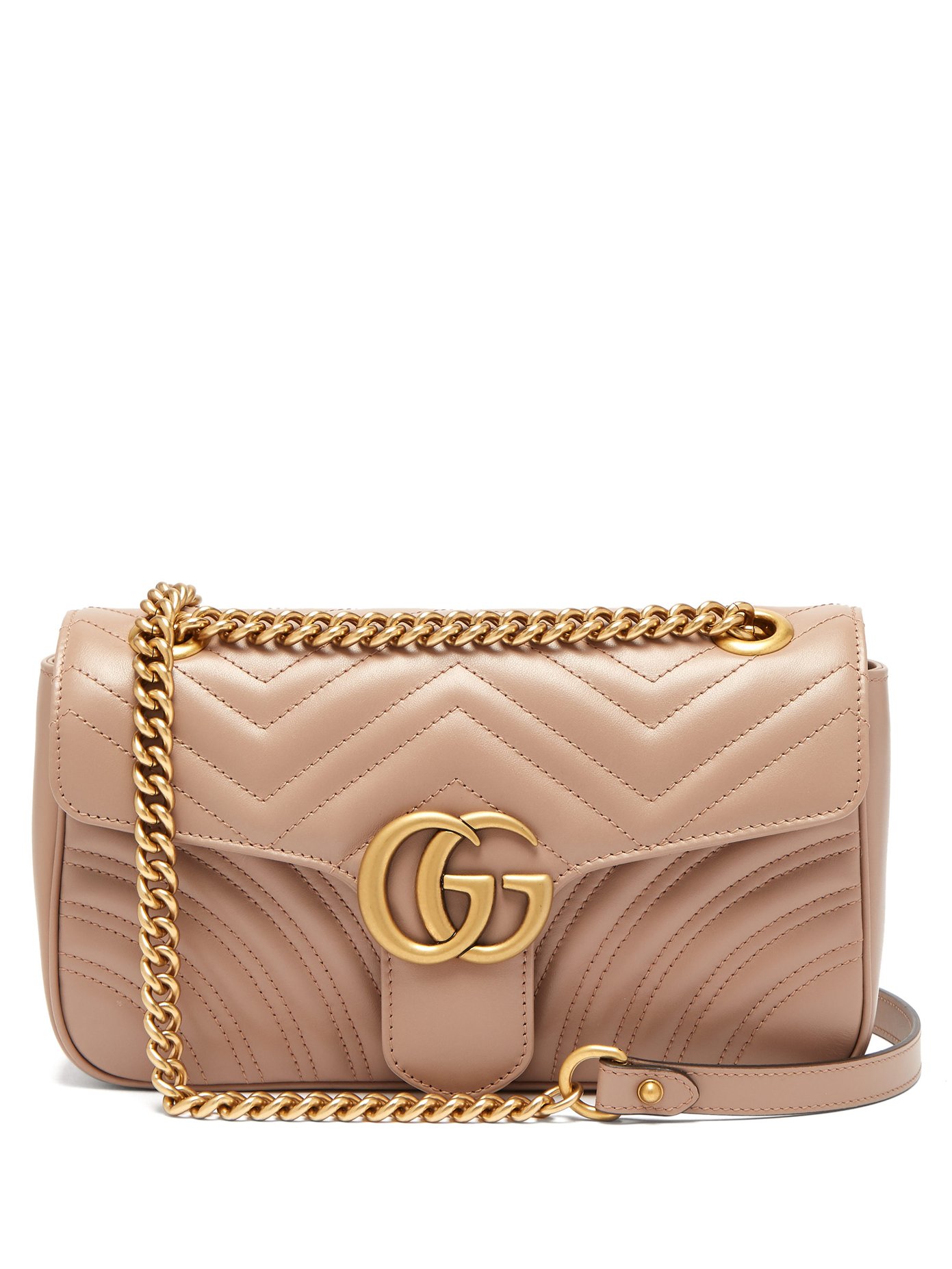 gucci gg marmont quilted leather shoulder bag