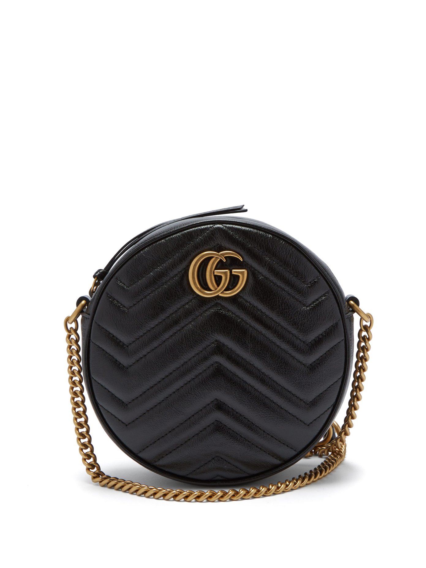 gucci gg marmont leather crossbody bag