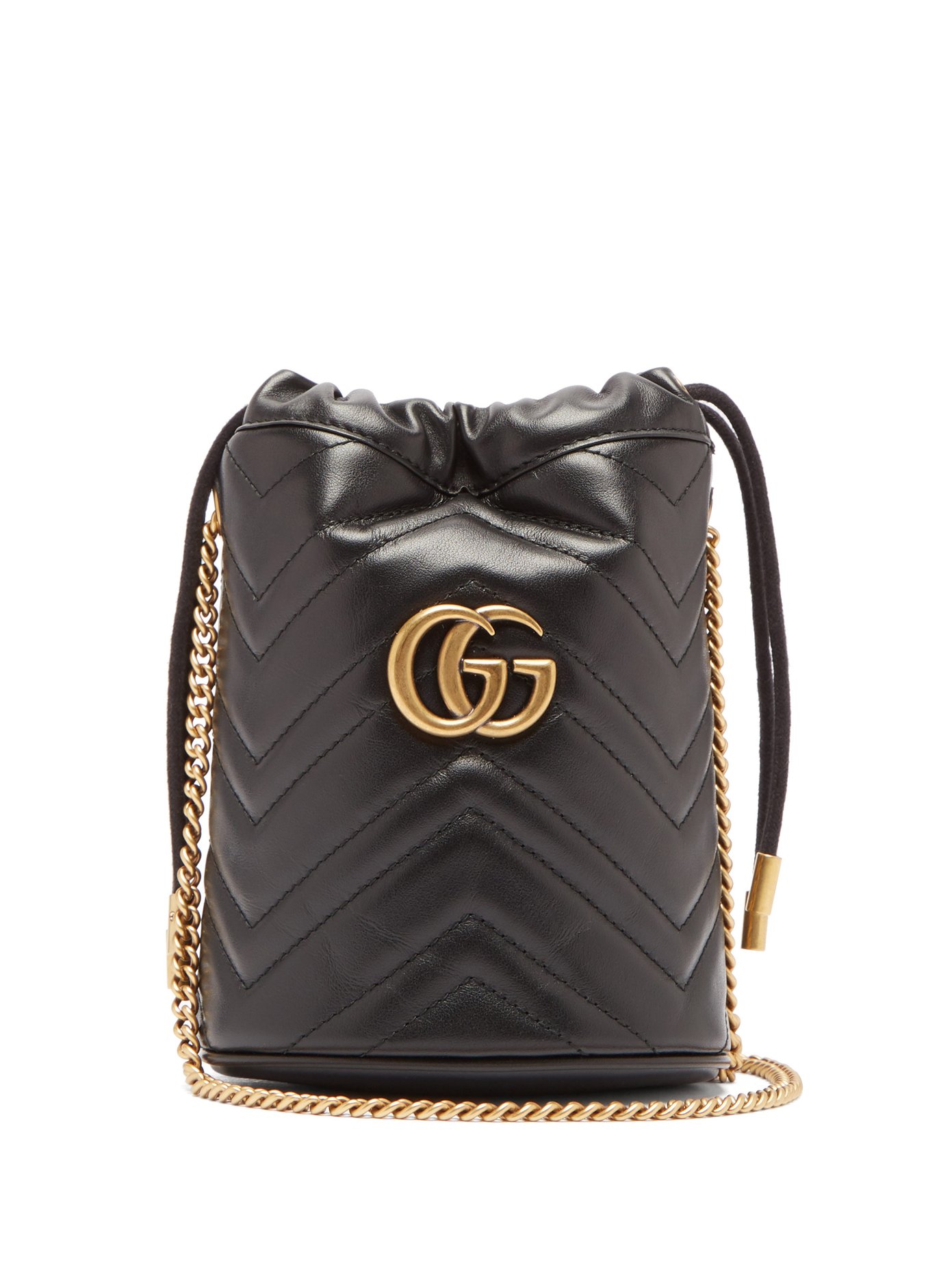 GG Marmont leather bucket bag | Gucci 