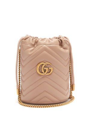 GG Marmont leather bucket bag | Gucci | MATCHESFASHION UK