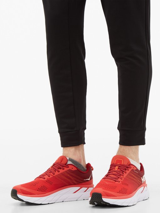 red running trainers
