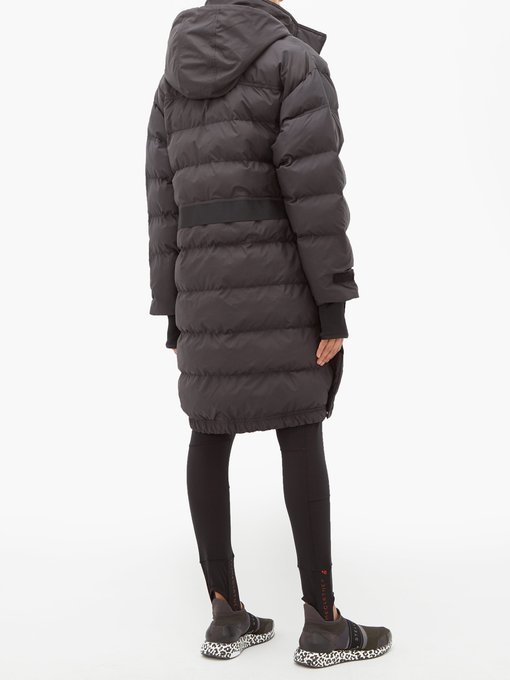 Long Hooded Quilted Jacket Adidas By Stella Mccartney Matchesfashion Us