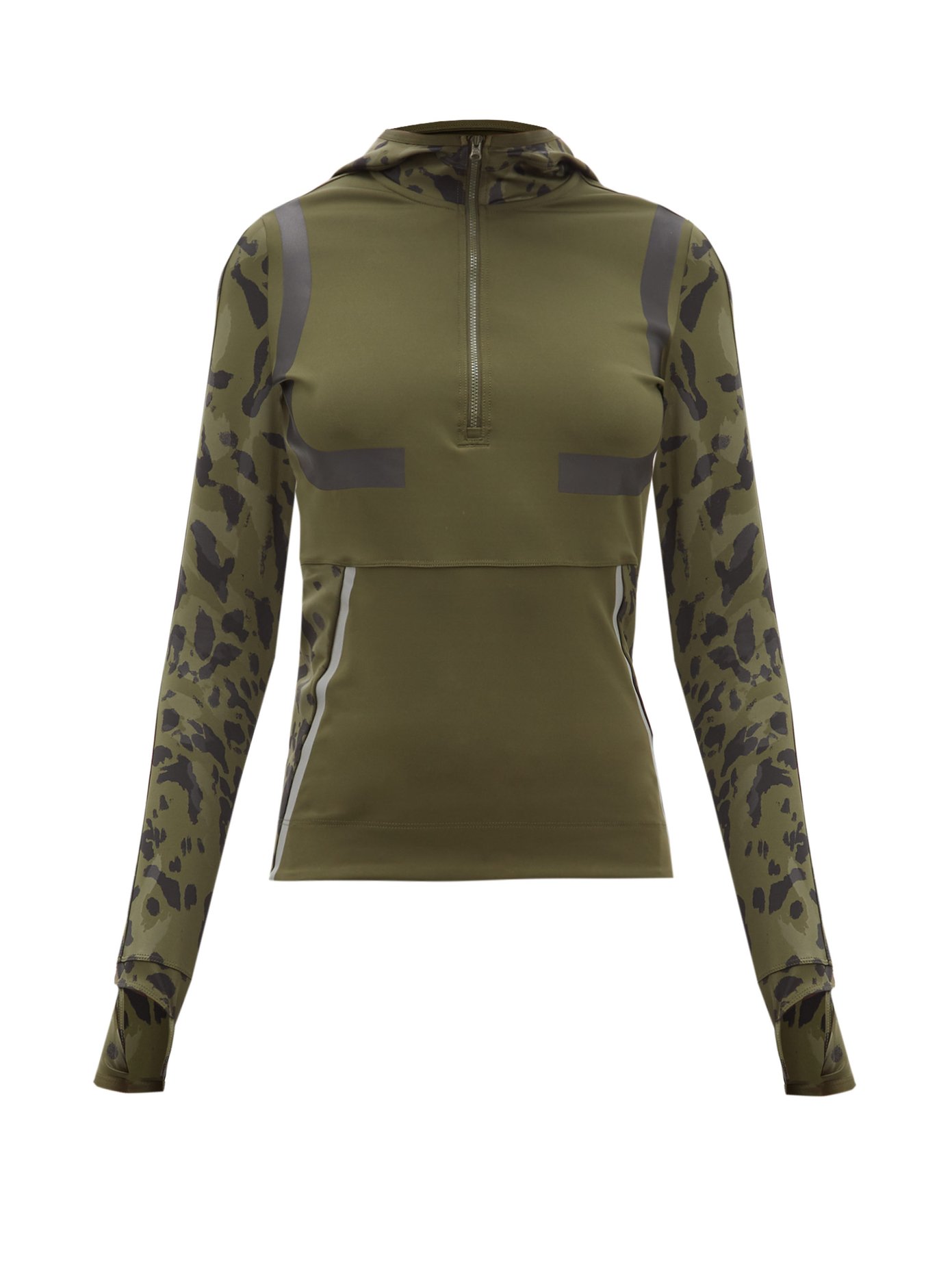 Hooded half-zip running jacket | Adidas 