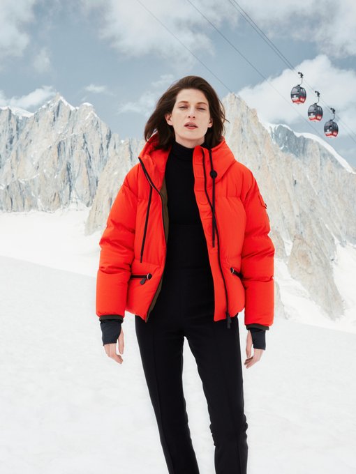 moncler red ski jacket