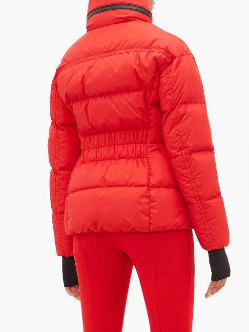 red down ski jacket