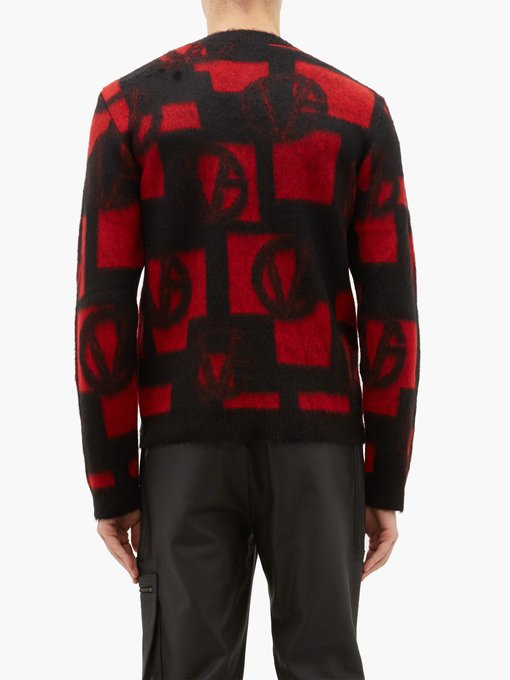 versace red sweater