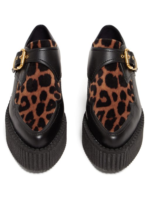 platform leopard print shoes