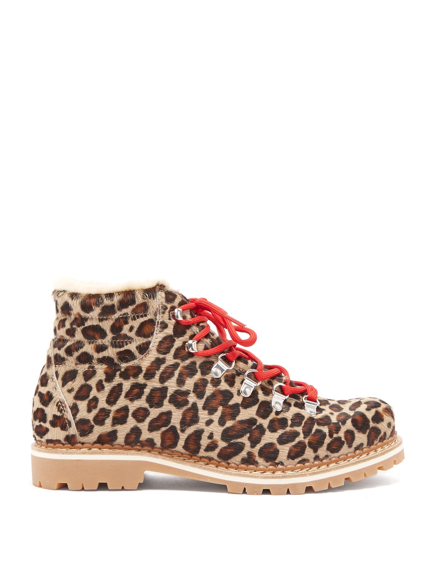 leopard print hiking boots