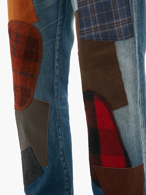 levi's patchwork jeans