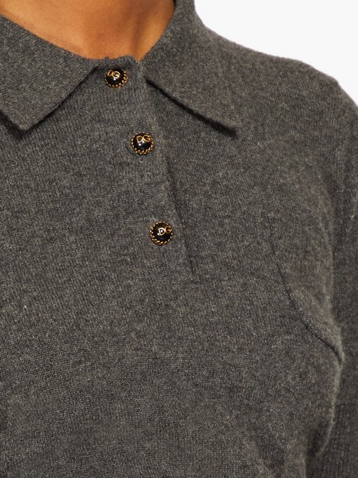 cashmere polo shirt