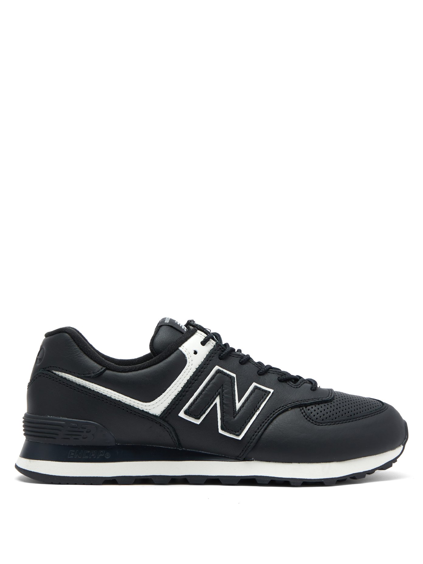 X New Balance 574 leather trainers 