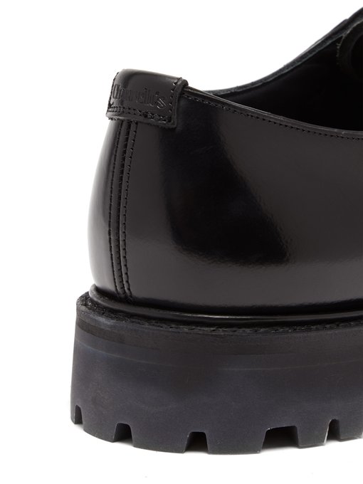 chunky sole derby shoes mens