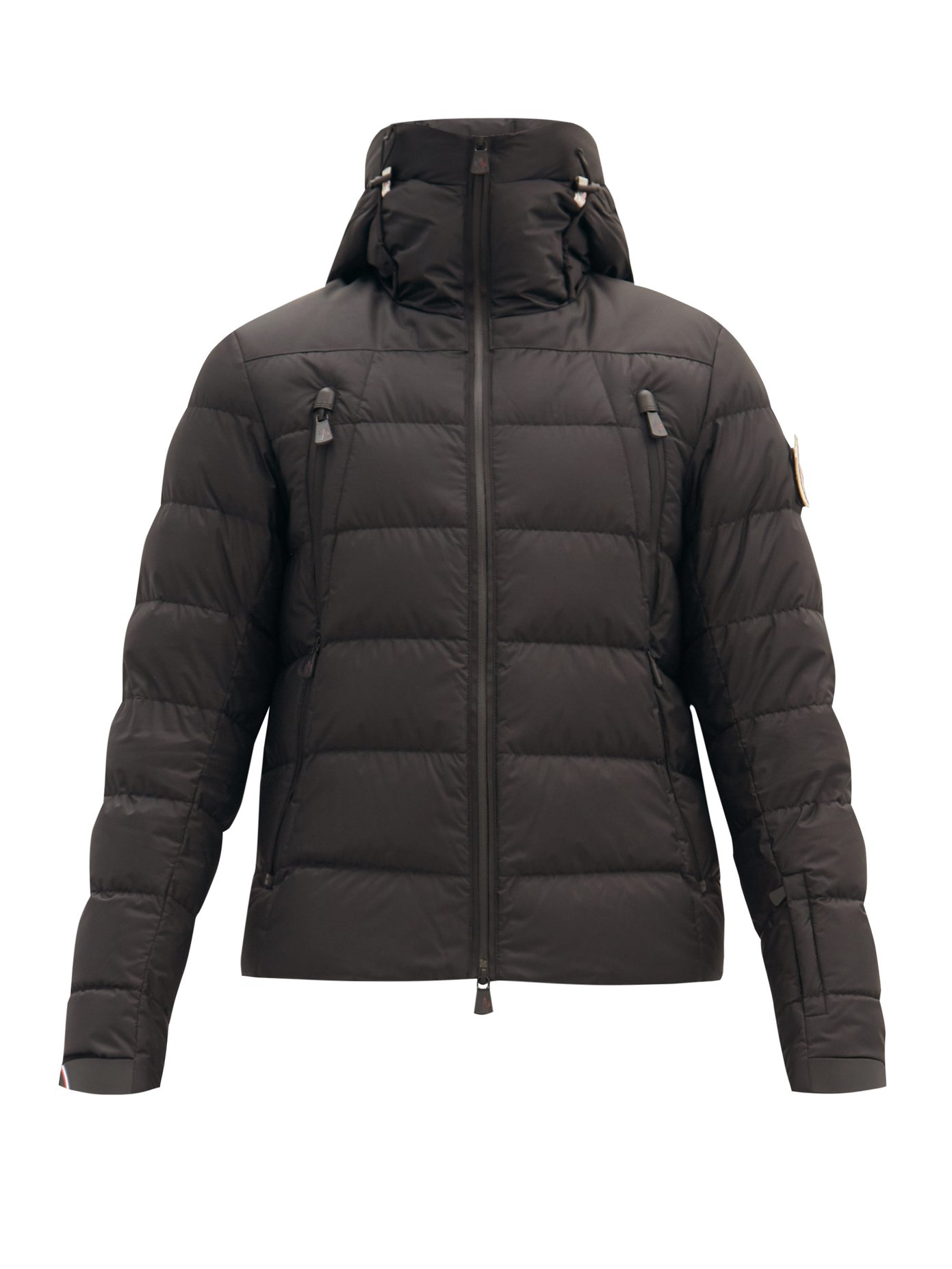 Camurac hooded quilted down ski jacket 