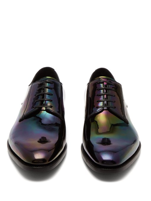 iridescent dress shoes