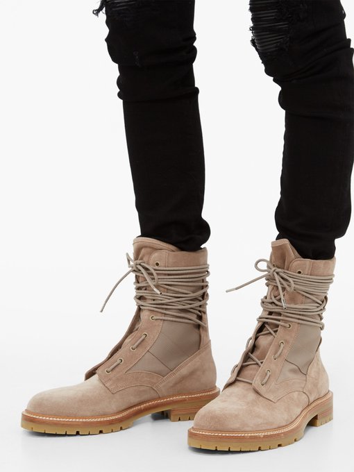 suede fold over boots