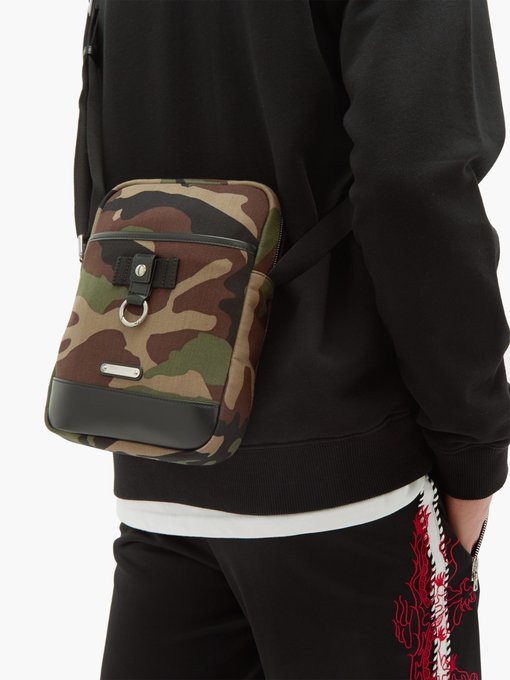 saint laurent camo bag