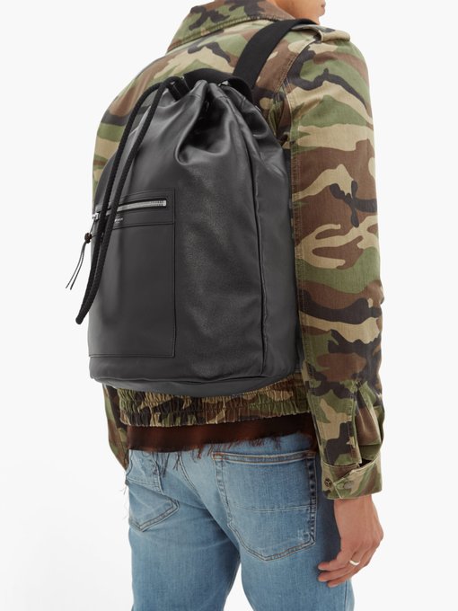 saint laurent city sailor canvas backpack