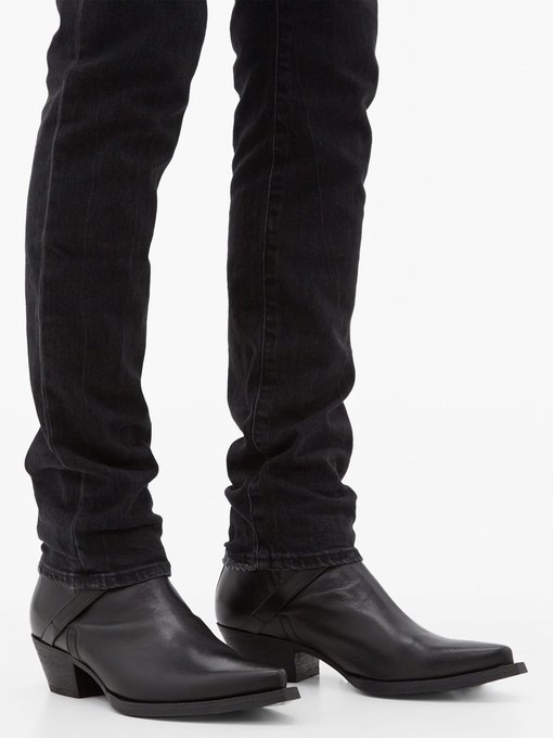 Lukas 40 leather boots | Saint Laurent 