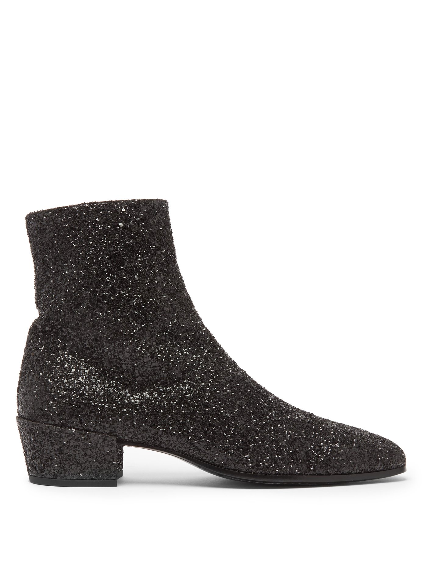 Caleb glitter-finished ankle boots 
