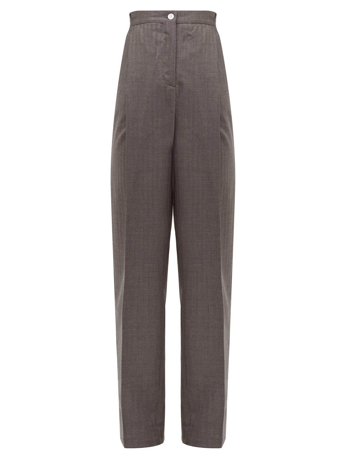 tapered striped trousers