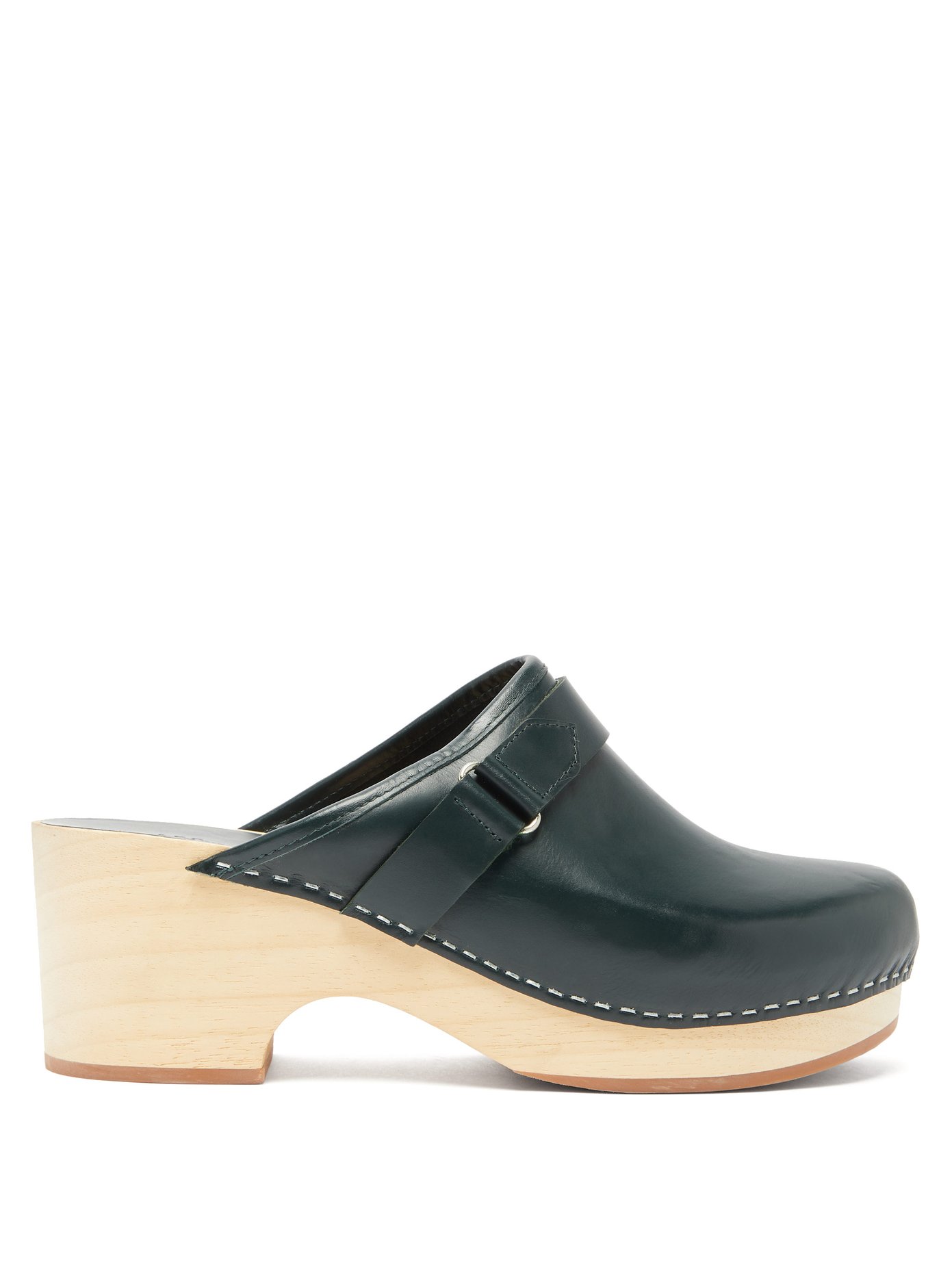 Sabot Coline backless leather clogs | A 