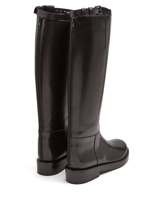 Knee-high leather riding boots | Ann 