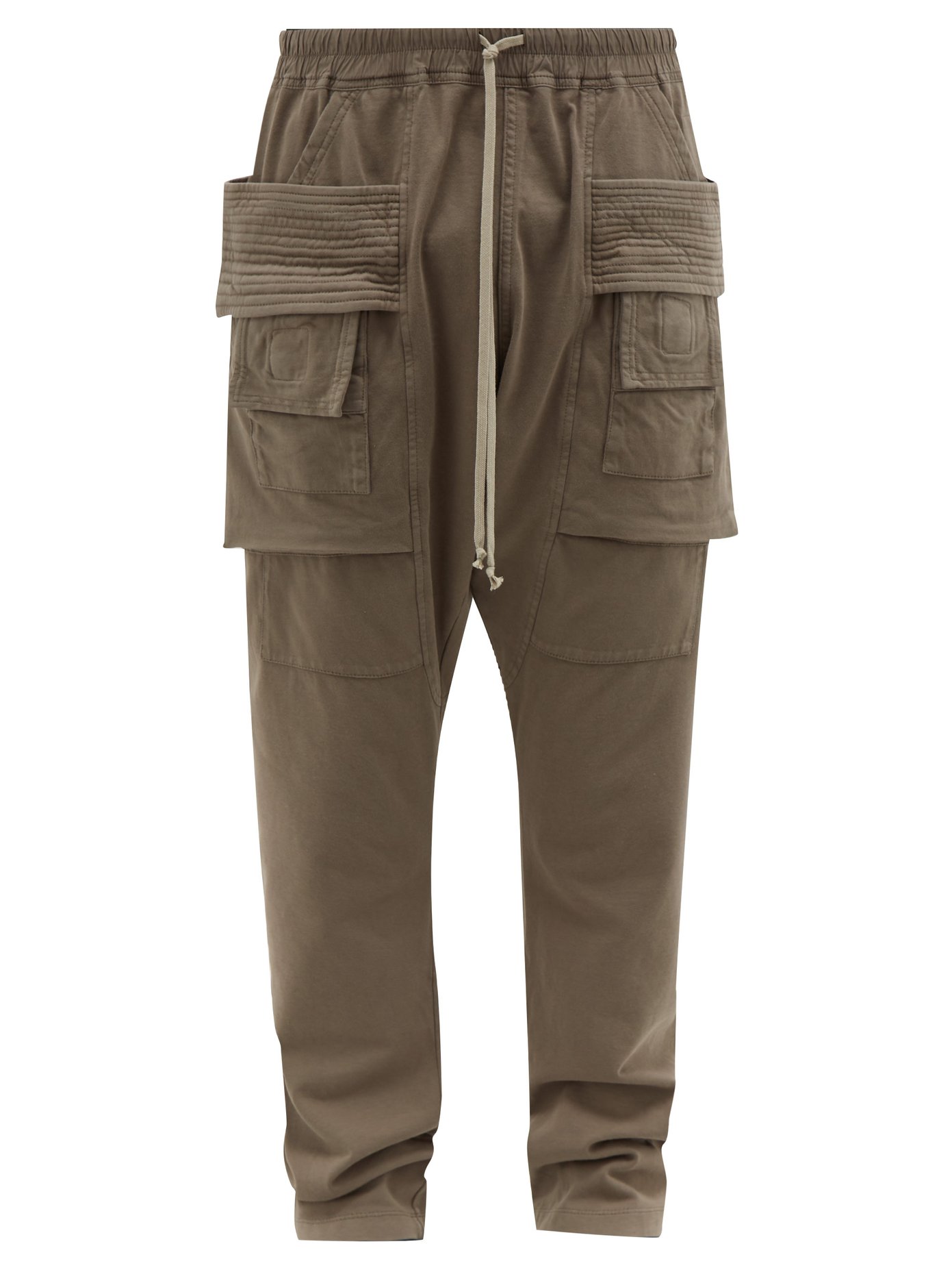 jersey cargo trousers