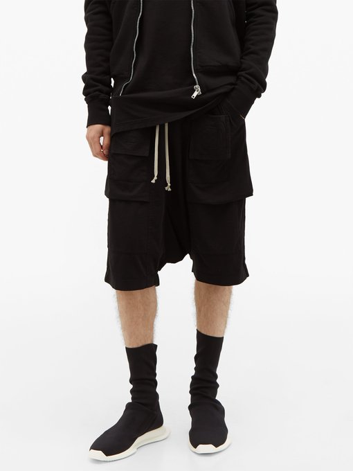 rick owens creatch cargo shorts