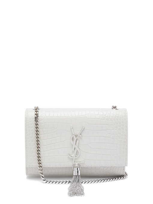 cross body bag with silver chain